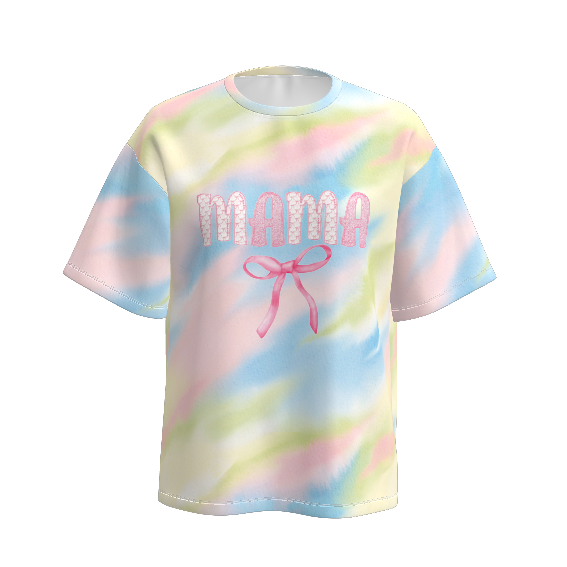（Pre Order）Mommy and Me Spring and Summer Tie-dye Top