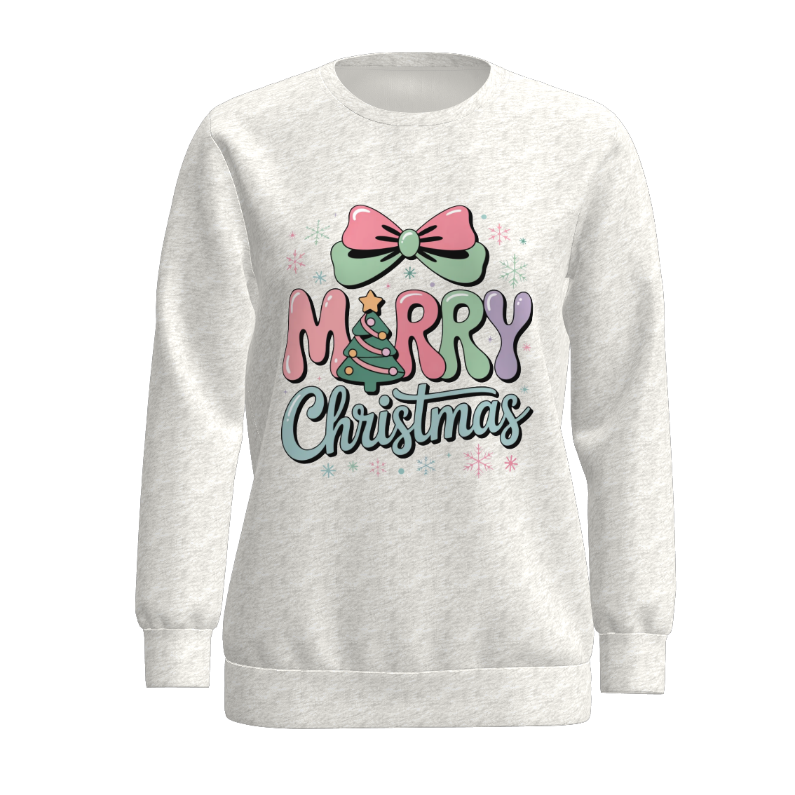 （Pre Order）Adults Christmas Print Sweatshirt