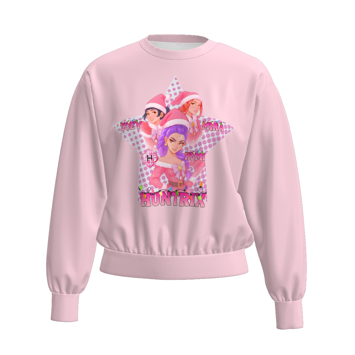 （Pre Order）Mommy and Me Christmas Movie Character Print Sweatshirt