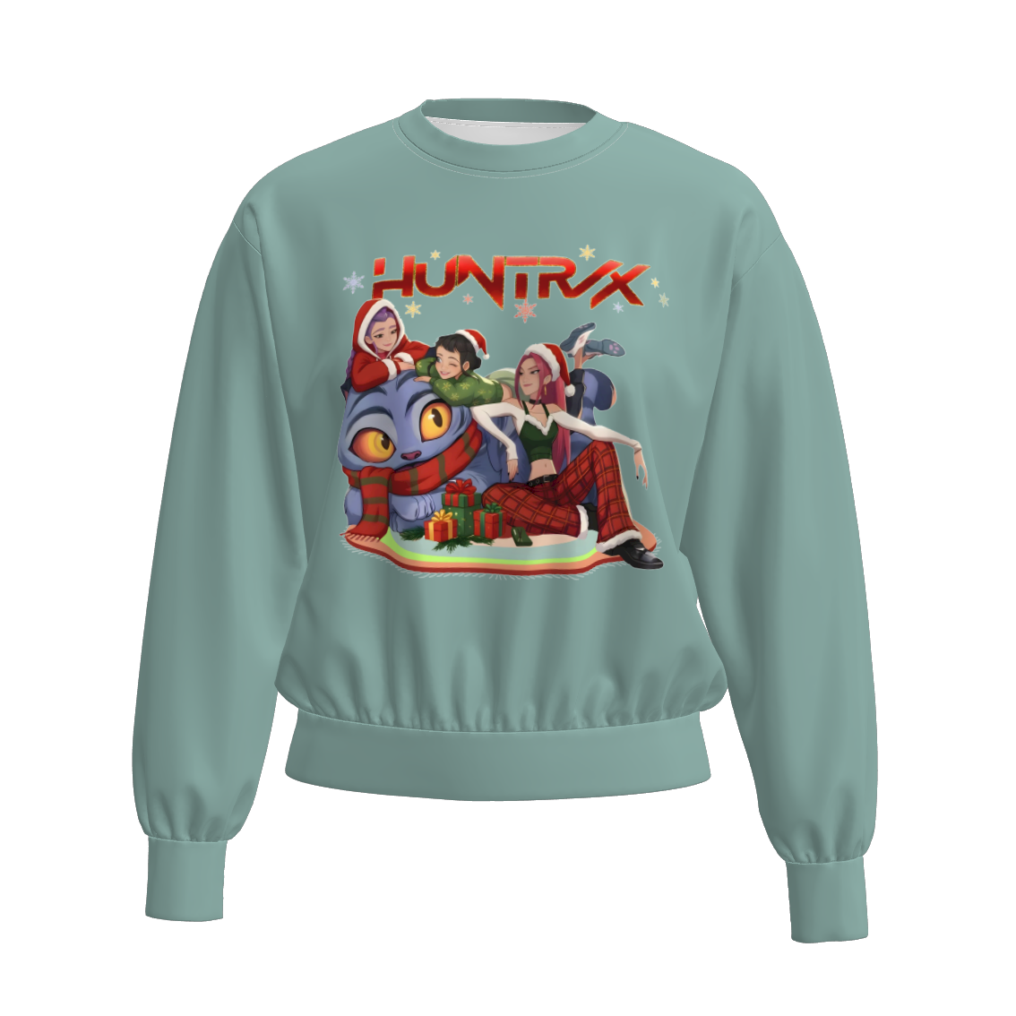 （Pre Order）Mommy and Me Christmas Movie Character Print Sweatshirt