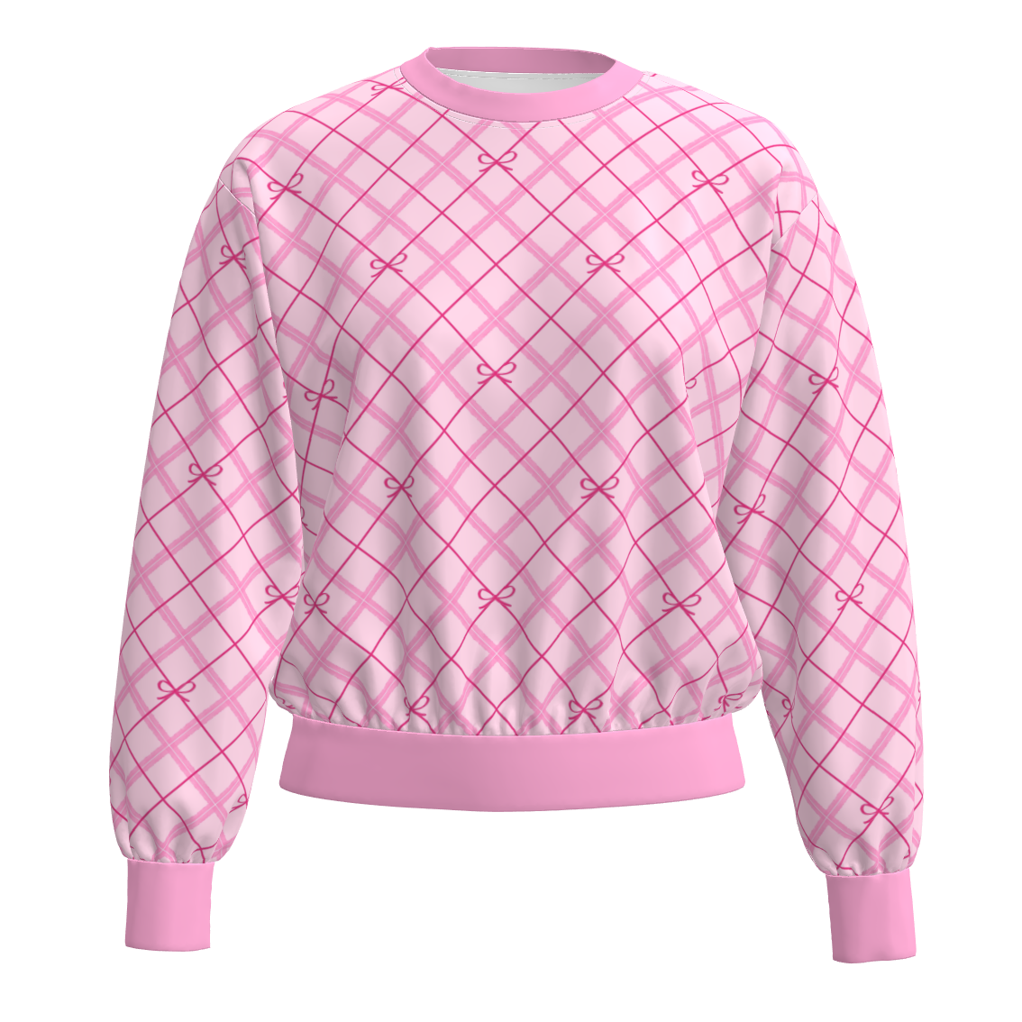 （Pre Order）Adults Valentine's Day Print Sweatshirt