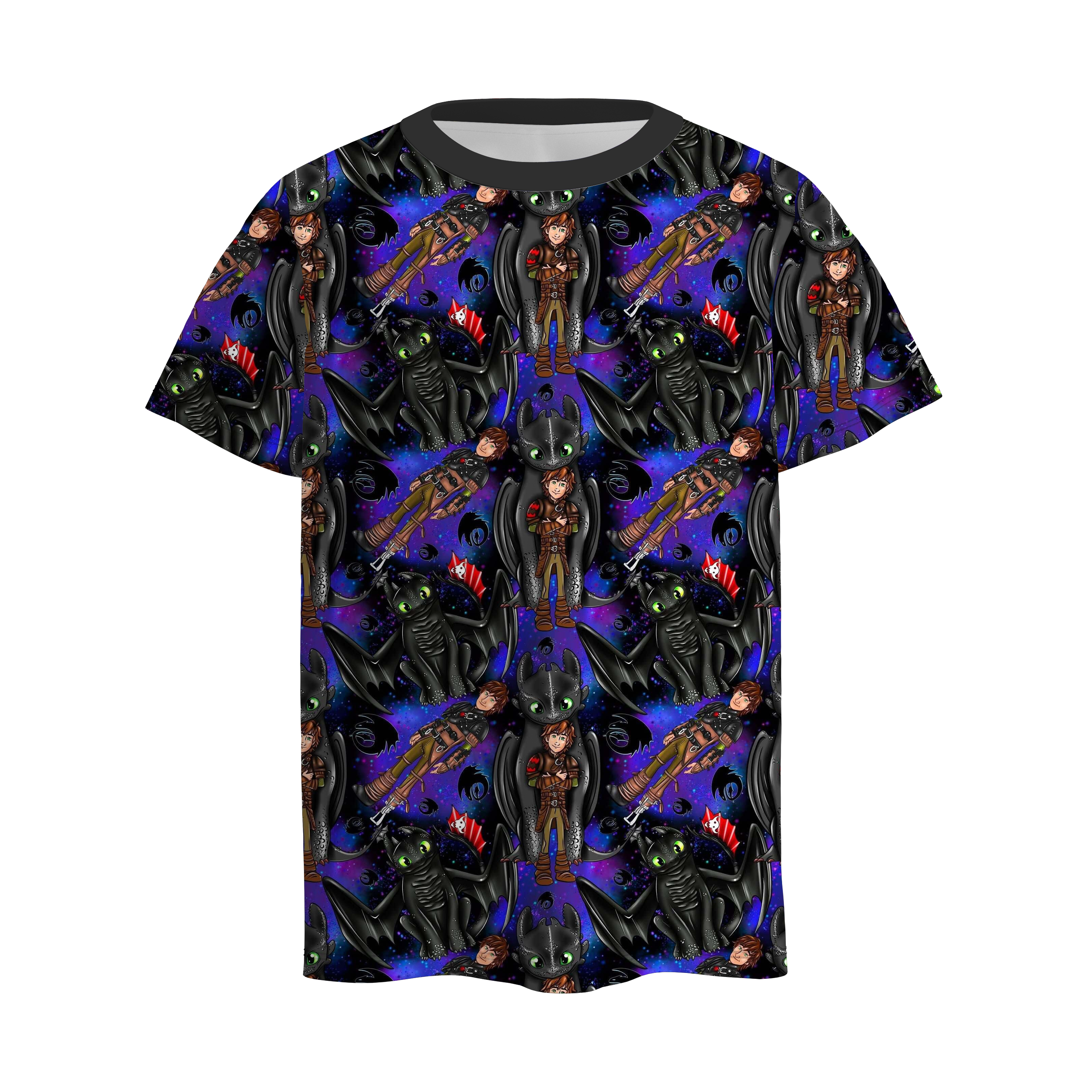 (Pre Order)Boys and Girls Train Dragon Print Top&Dress