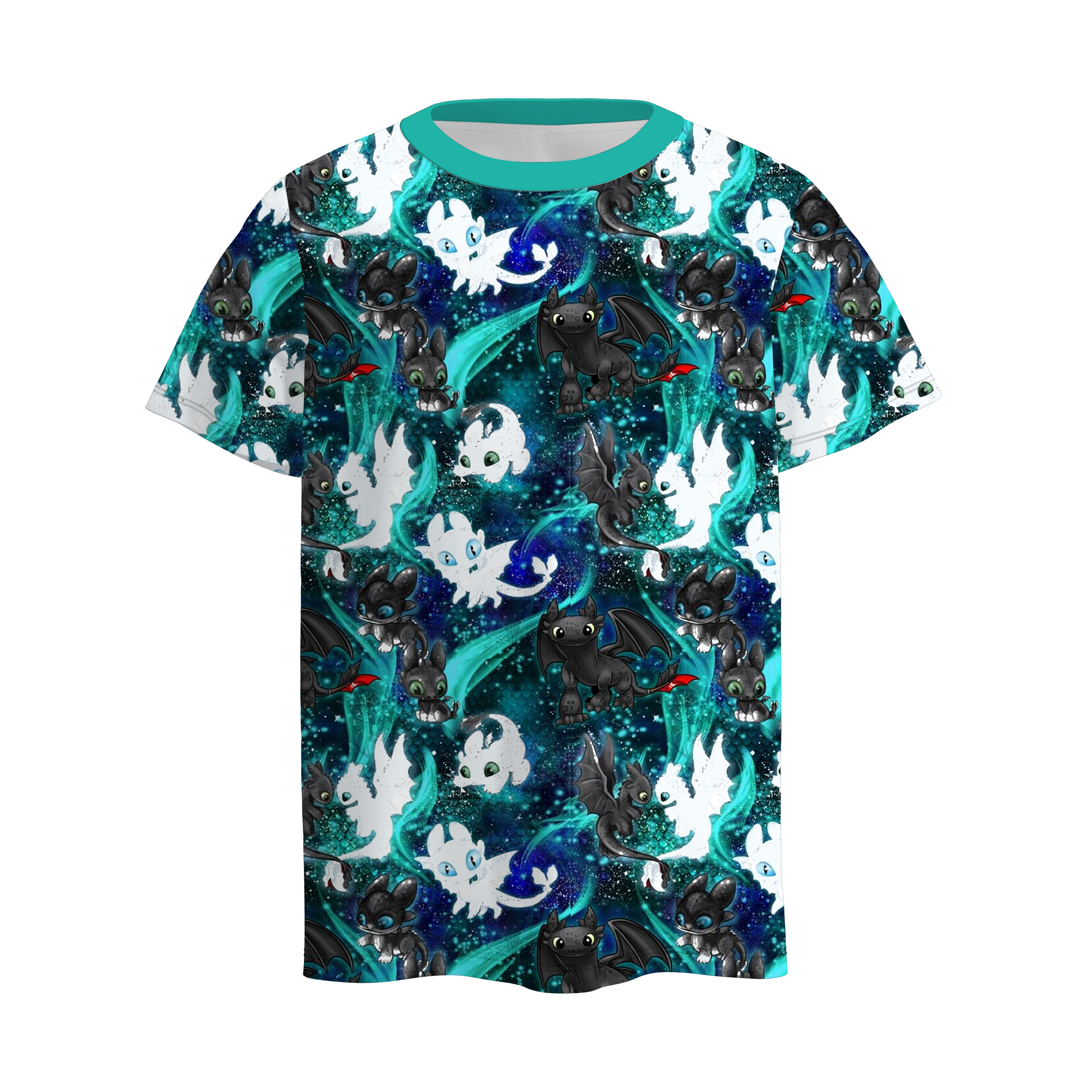 (Pre Order)Boys and Girls Train Dragon Print Top&Dress