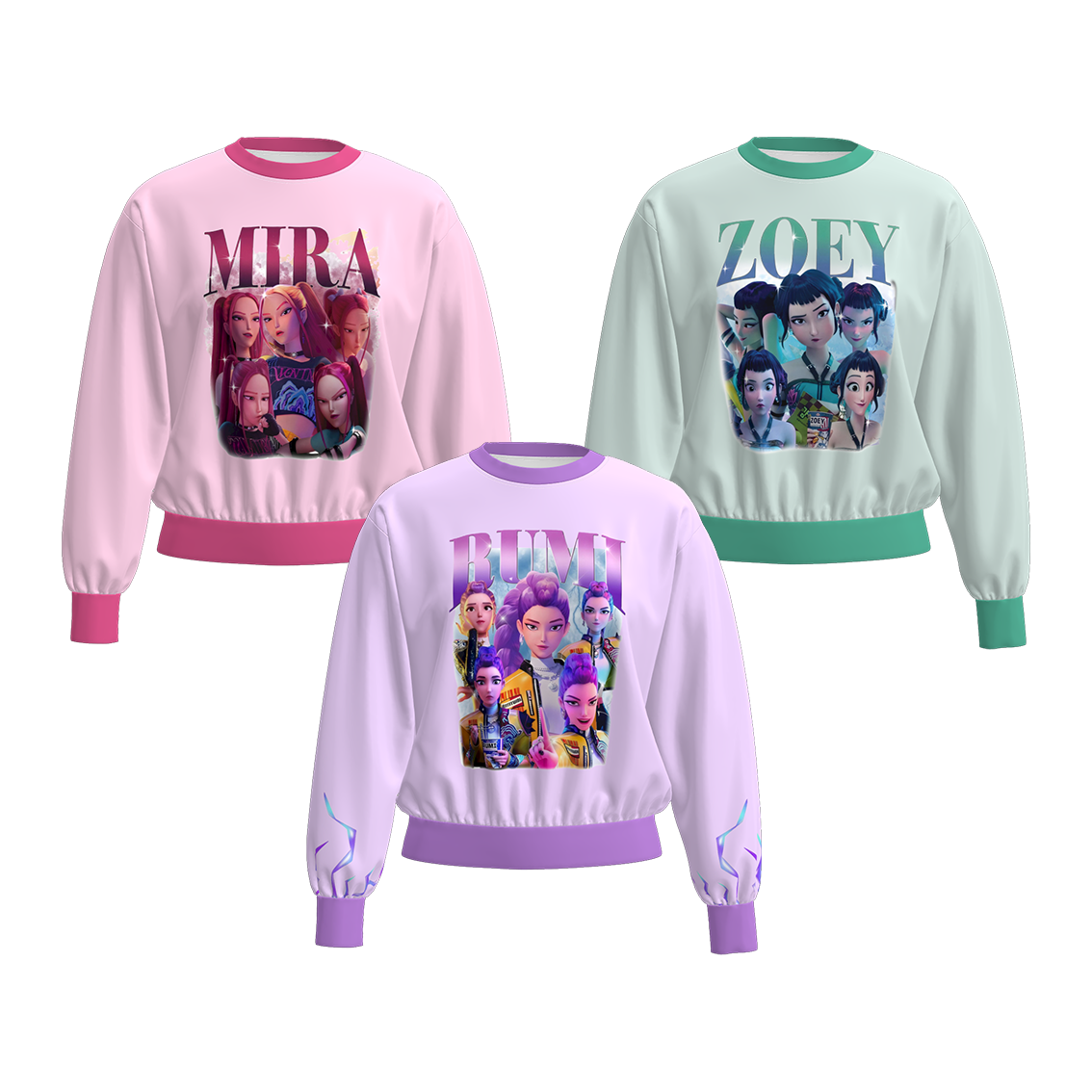 （Pre Order）Adults Spring&Summer Movie Character Print Sweatshirt