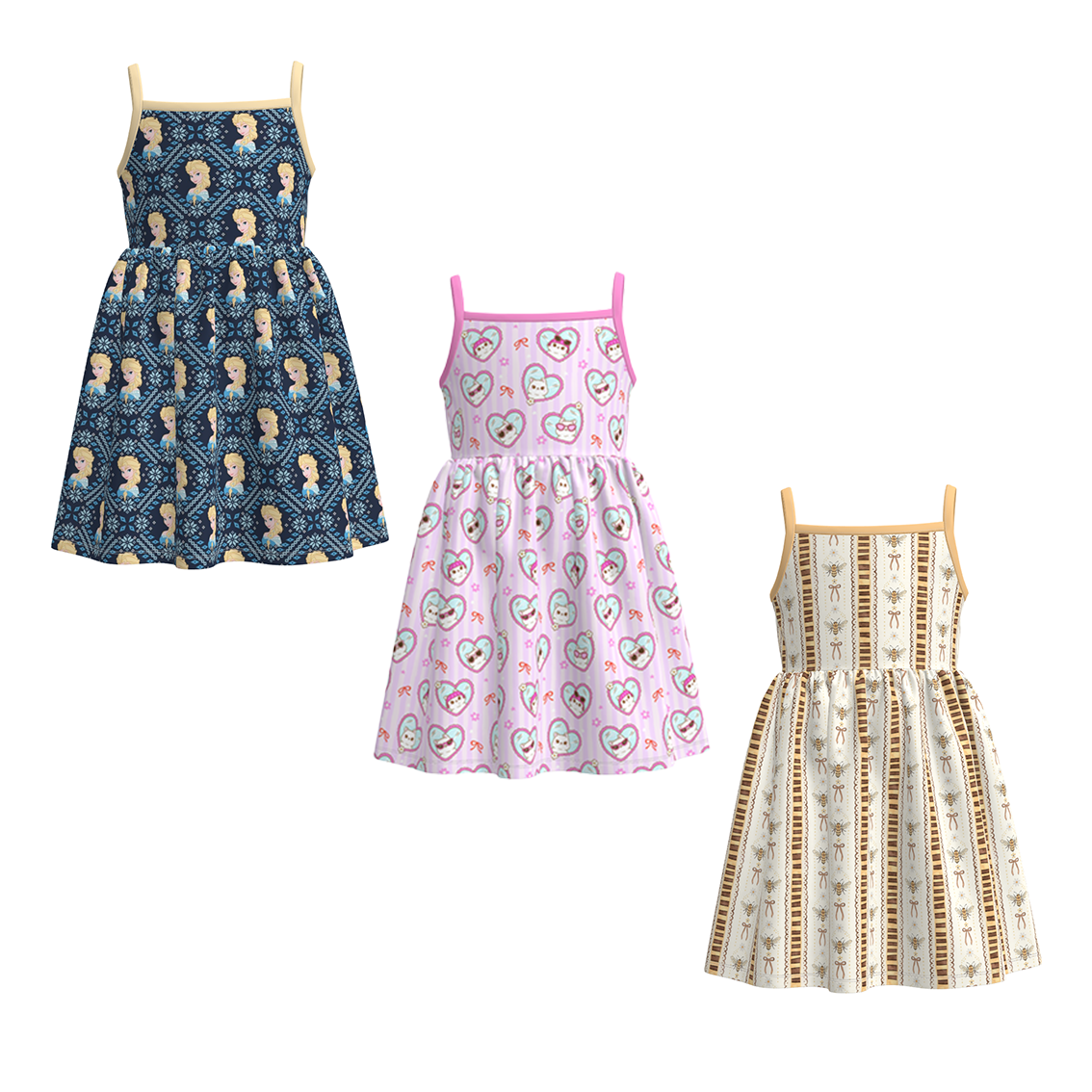 （Pre Order+Prepack Zone）Girls Spring&Summer Slip Dress（Mix Size）