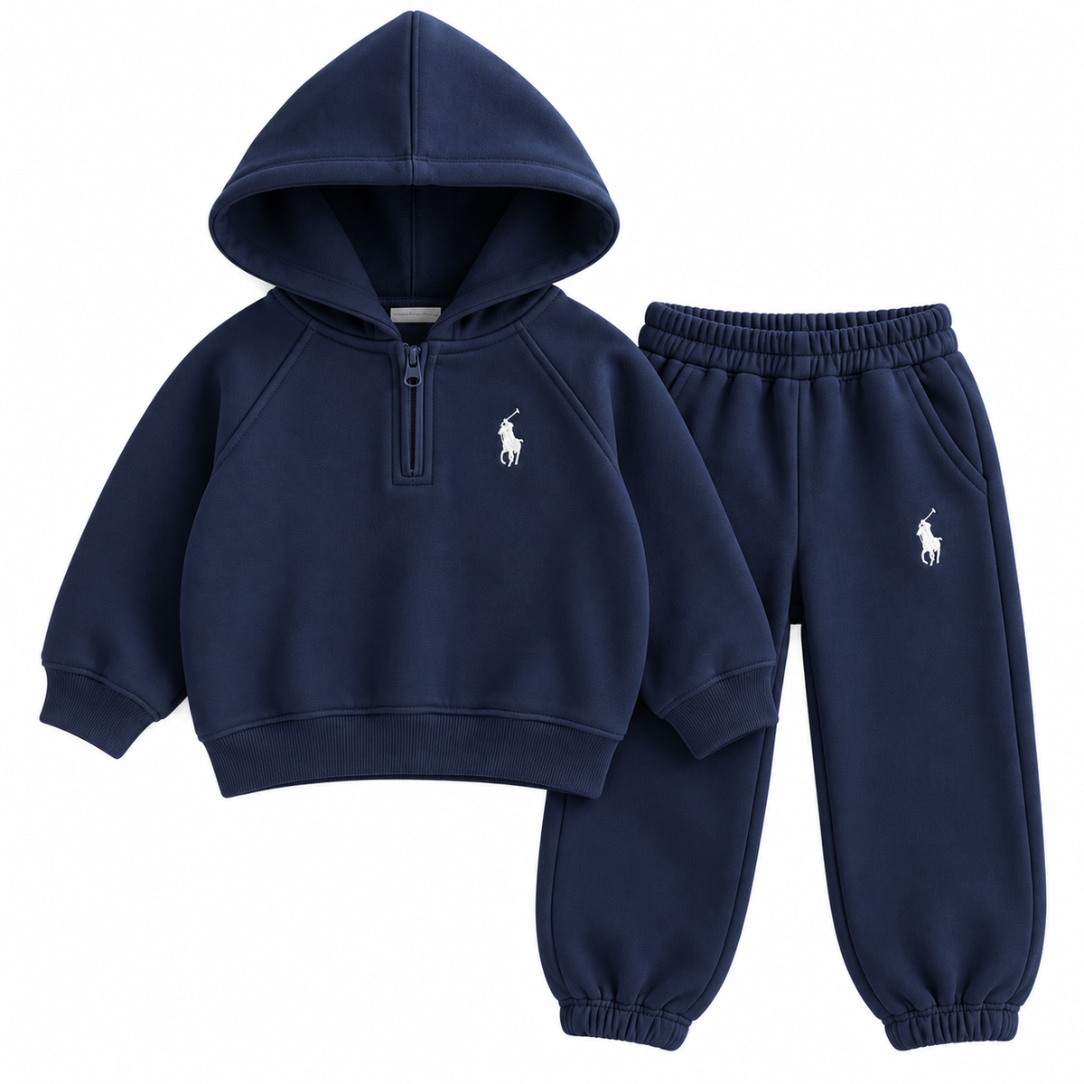 （Pre Order 2 Weeks）Kids Half-Zip Hoodie & Jogger Set